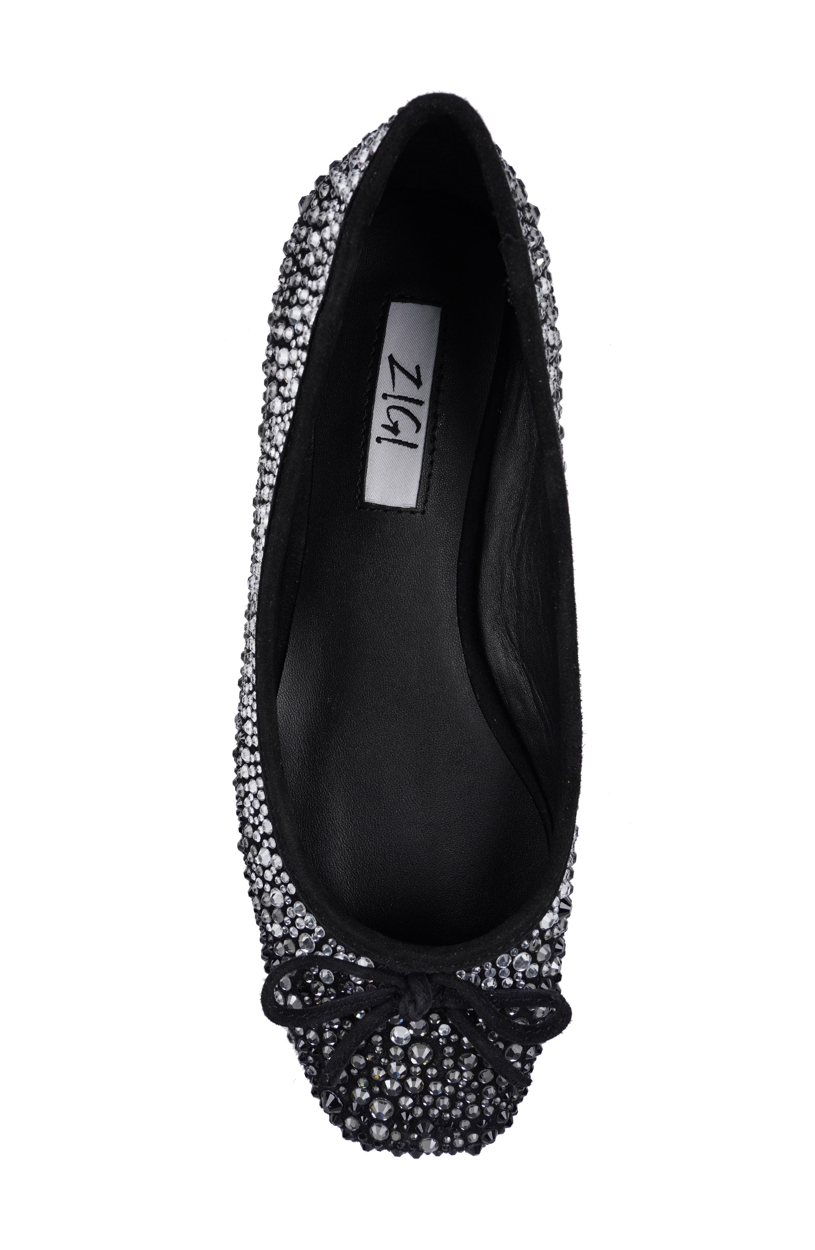 ZIGI Xandra Ballet Flat, Alternate, color, Black