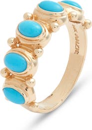 Anzie Méditerrannée Oval Arch Eternity Ring