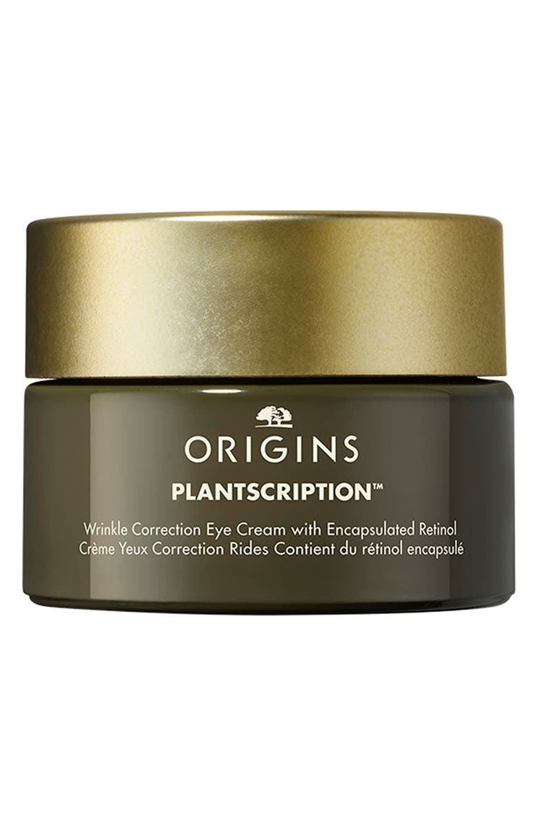 Origins Plantscription<sup>™</sup> Wrinkle Correction Eye Cream with Encapsulated Retinol, Main, color,
