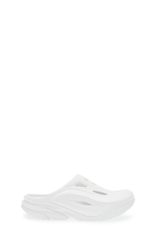 Hoka Gender Inclusive Ora Recovery Mule In White