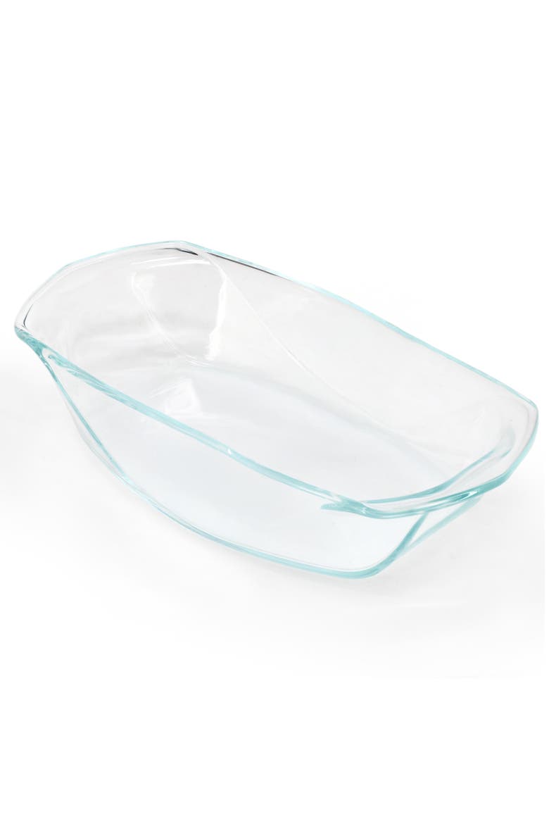 Carnegie Hill 12.6 inch x 8.3 Inch x 2.8 Inch Tempe Glass Lasagna Pan with Built-in Handles, Alternate, color, Clear