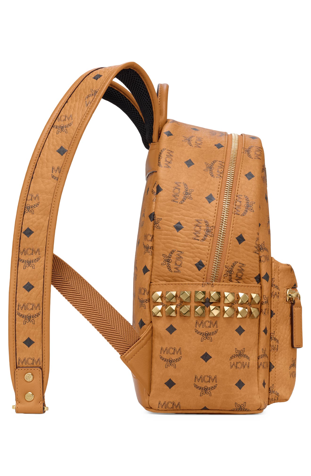 Stark 32 Visetos Canvas Backpack, Alternate, color, COGNAC