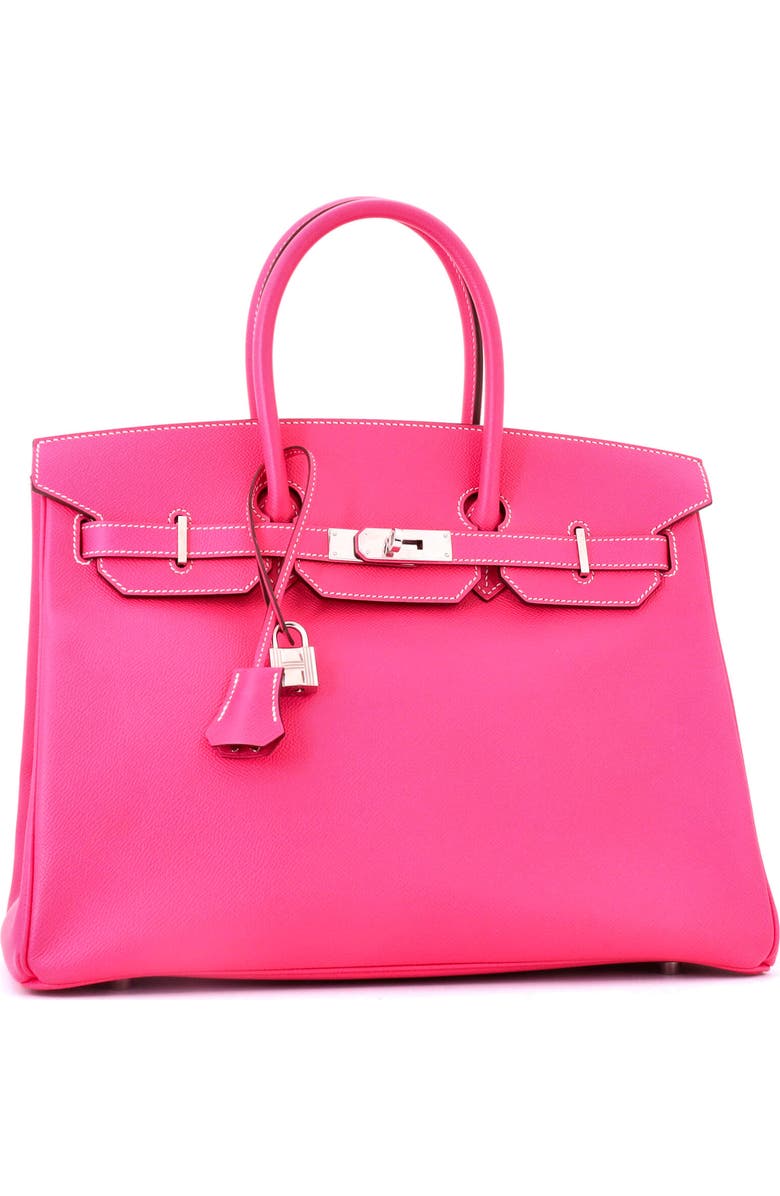 Pre-Owned Hermes Candy Birkin Bag Epsom 35, Alternate, color, Rose Tyrien