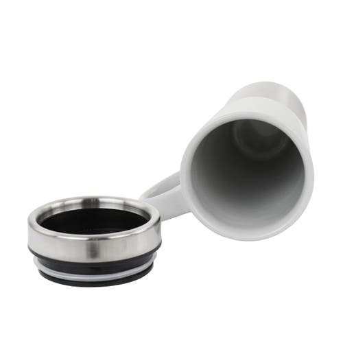 Mr Coffee Mr. Coffee Stoneware & Stainless Steel Travel Mugs In Multi