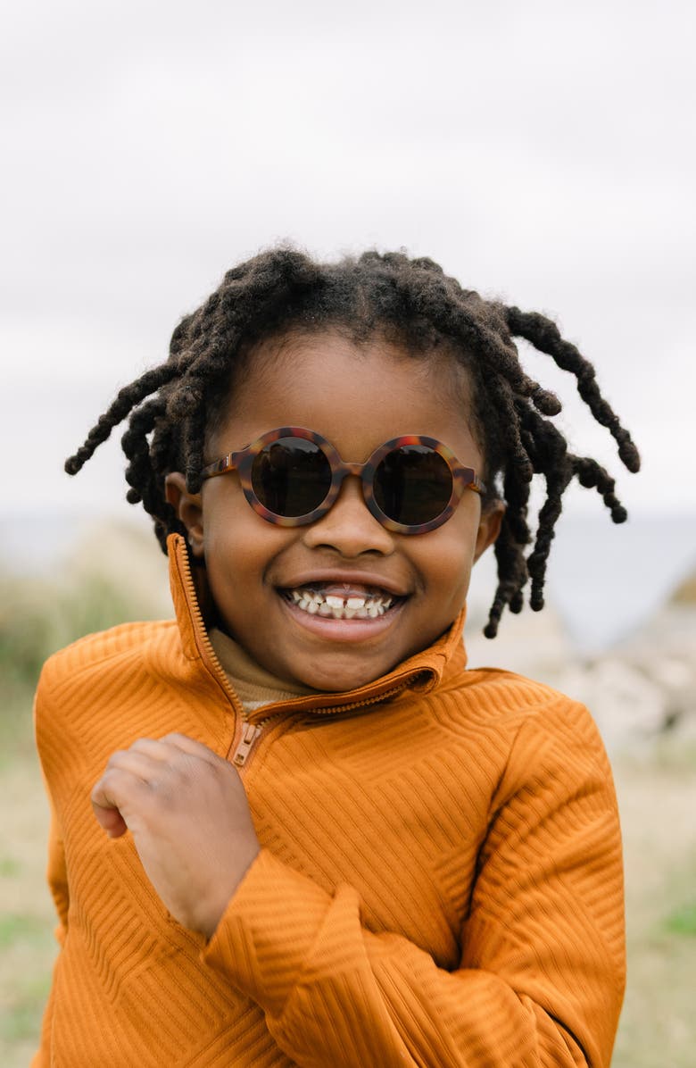 Babiators Kids' Euro Round Sunglasses, Alternate, color, Totally Tortoise