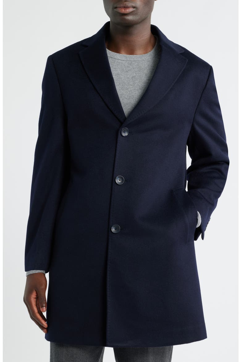 Cashmere Overcoat, Alternate, color, NAVY STILL