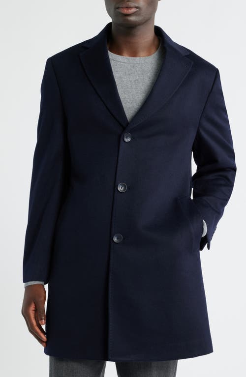 Nordstrom Cashmere Overcoat In Blue