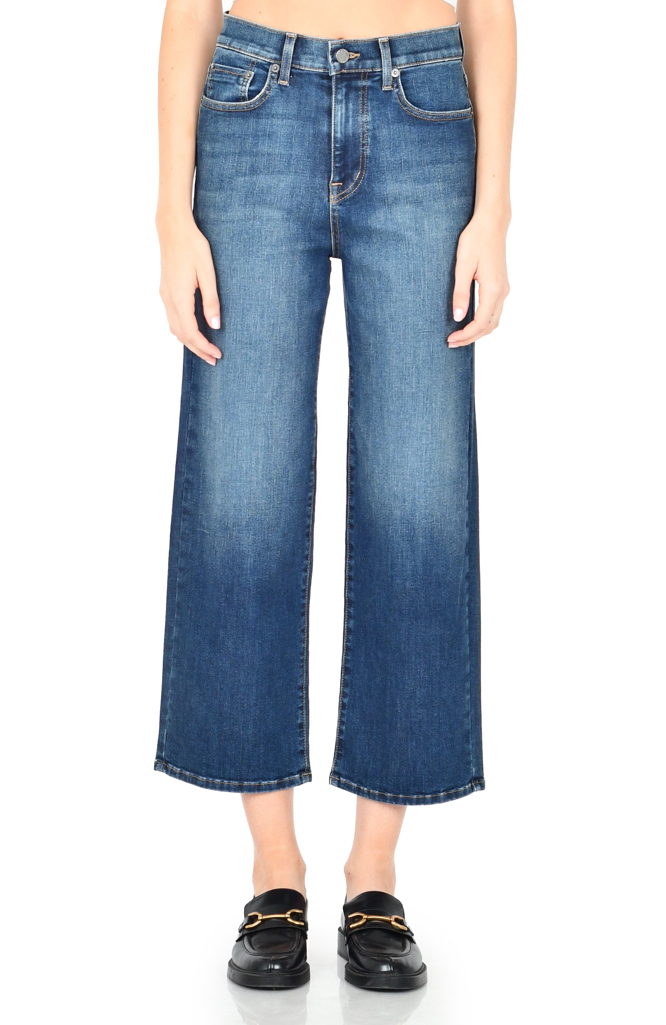Savannah High Wide Crop Jeans - image 2