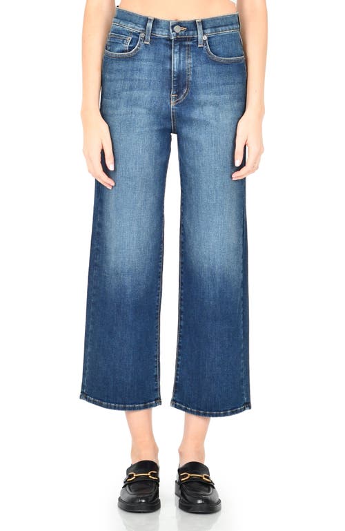 Modern American Savannah High Wide Crop Jeans In Blue