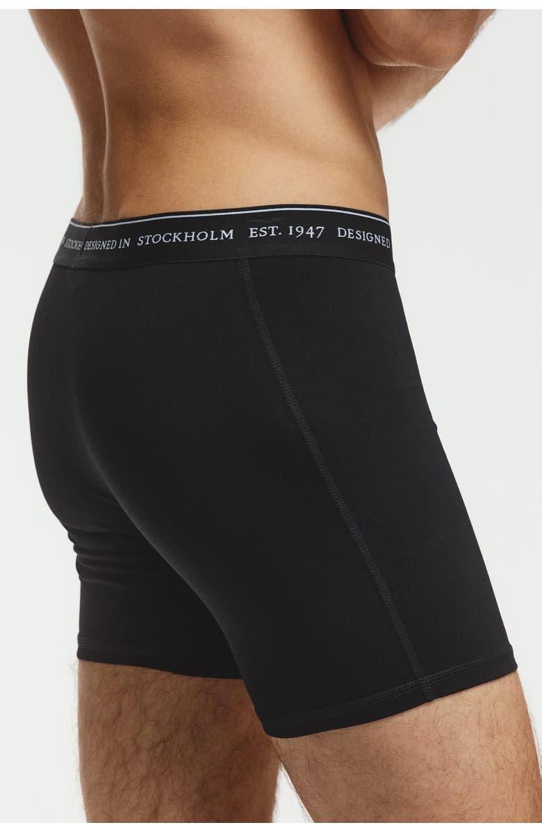 H&M 3-pack Coolmax<sup>®</sup> Mid Trunks, Alternate, color, Black