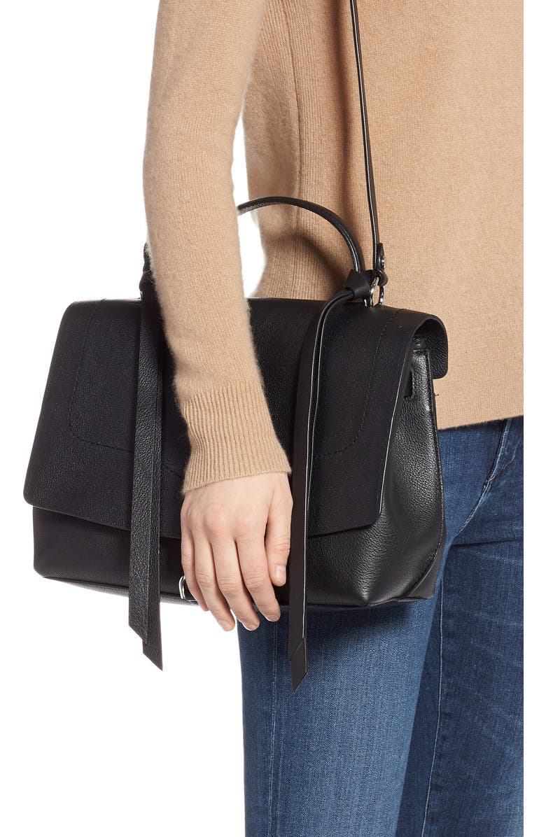 Rebecca Minkoff Stella Leather Satchel, Alternate, color,