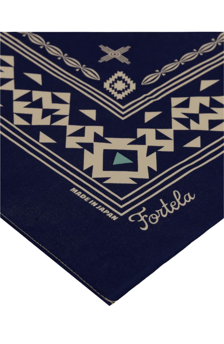 Fortela Thunderbird Cotton Bandana, Alternate, color, Blue