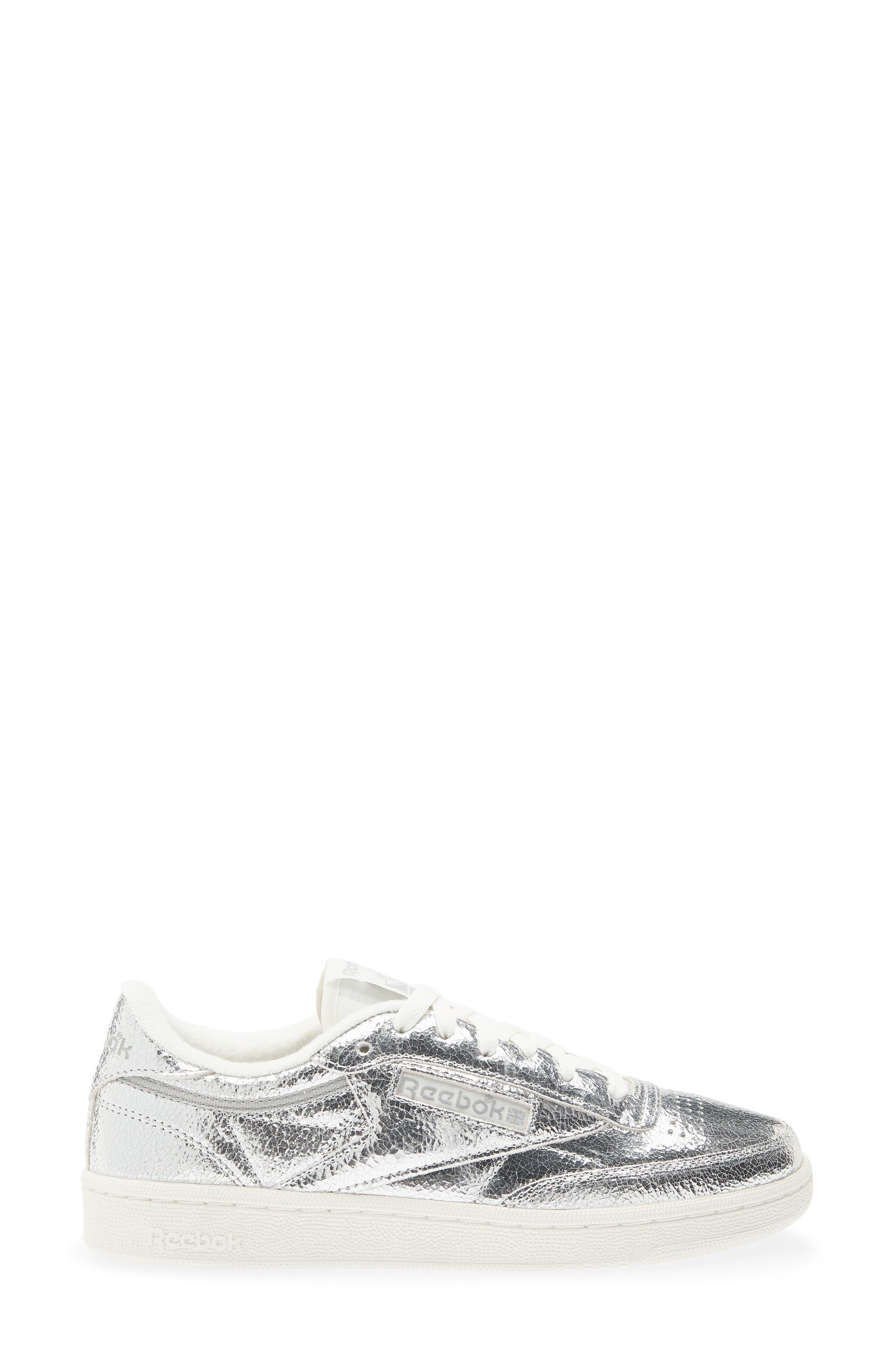 Club C 85 Vintage Sneaker, Alternate, color, SILVER CHALK GREY