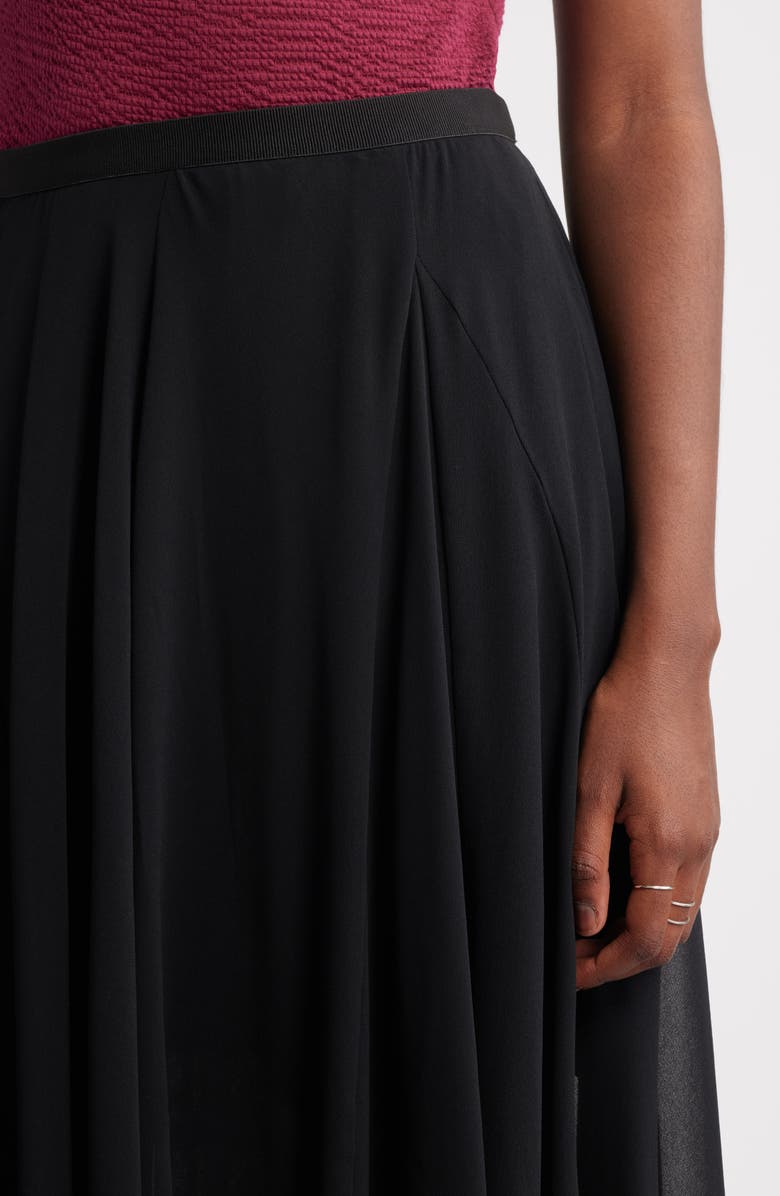 Treasure & Bond Handkerchief Maxi Skirt, Alternate, color, Black