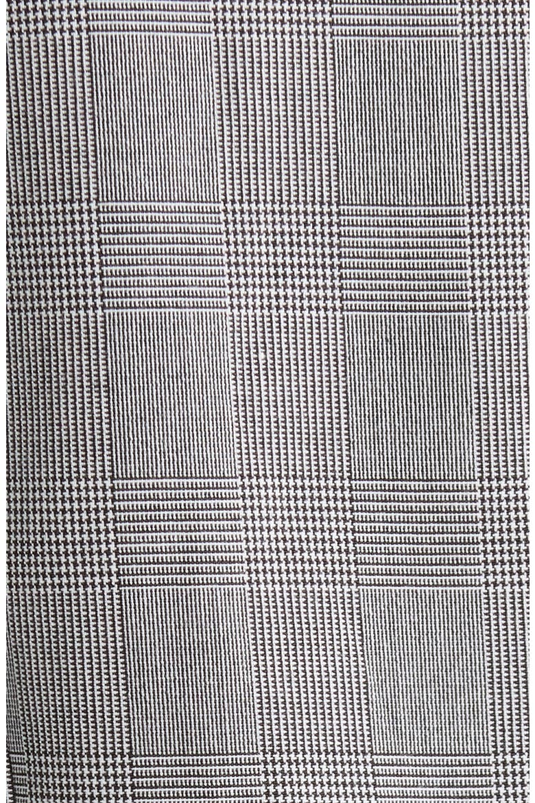 Blake Glen Plaid Collarless Jacket, Alternate, color, BLACK WHITE