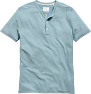Billy Reid Bird's Eye Short Sleeve Henley