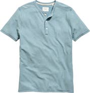 Billy Reid Bird's Eye Short Sleeve Henley