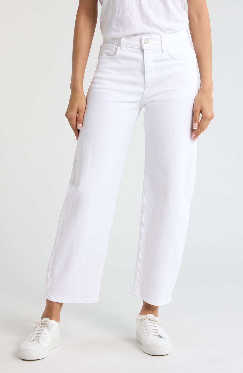 Frank & Eileen Brennan Barrel Leg Jeans, Main, color, White