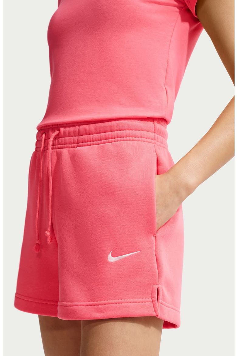 Sportswear Phoenix Fleece Mid-Rise 4-Inch Shorts, Alternate, color, 894 S CORL/SAIL