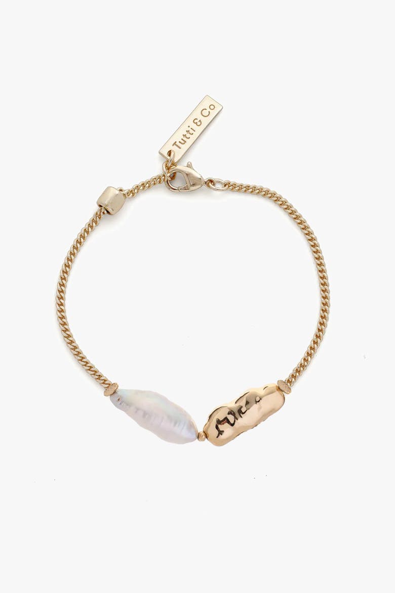 Lustre Bracelet, Main, color, Gold