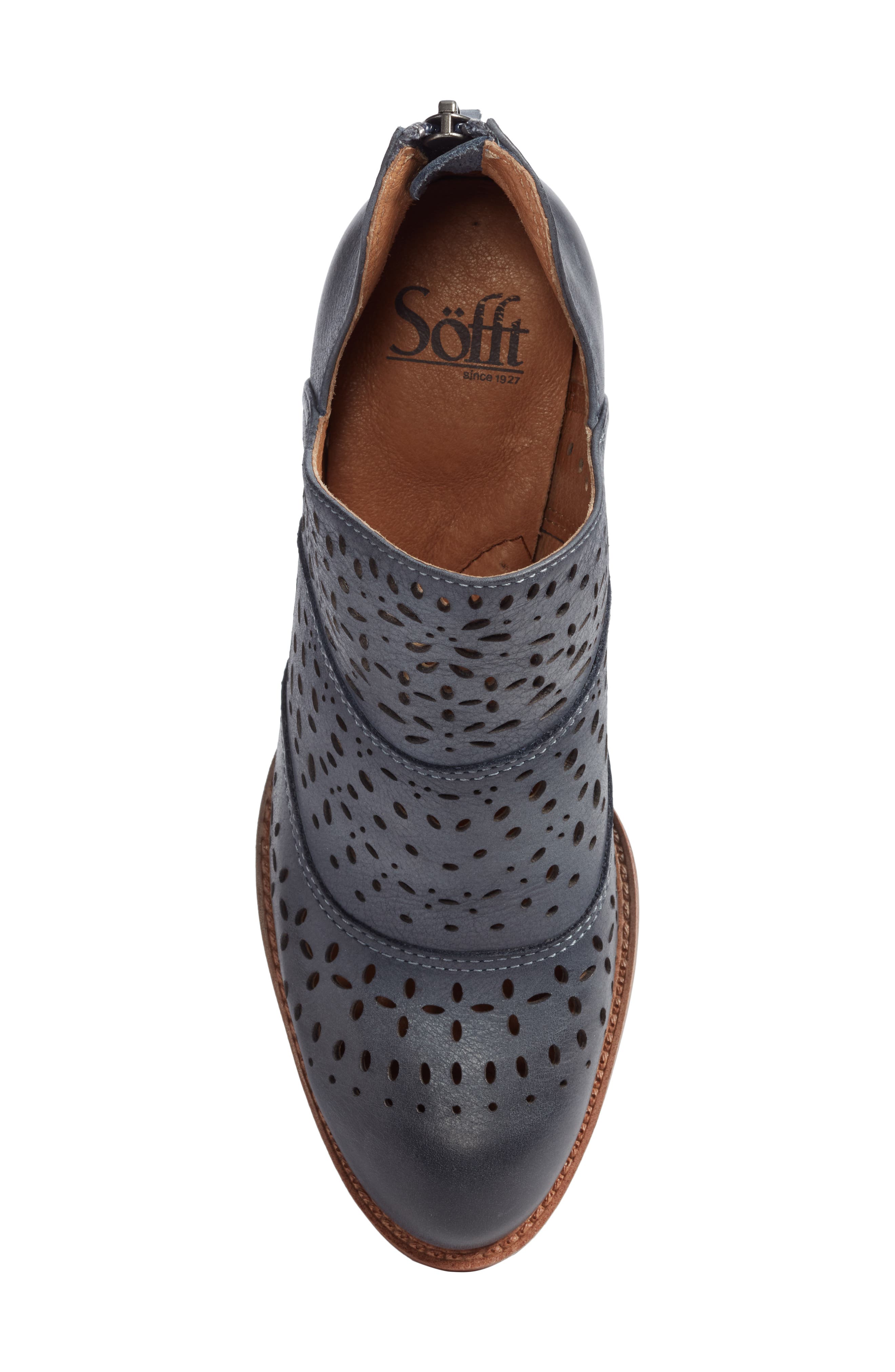 Wyoming Bootie, Alternate, color, DENIM BLUE LEATHER