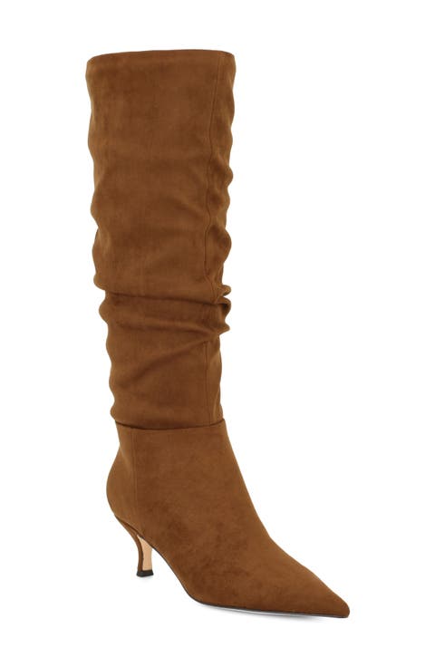 Sawyor Faux Leather Knee High Boot