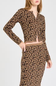 WAYF Willa Checked Cardigan