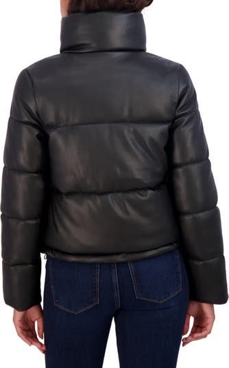 Missy Hooded Water Resistant Crop Puffer Jacket
