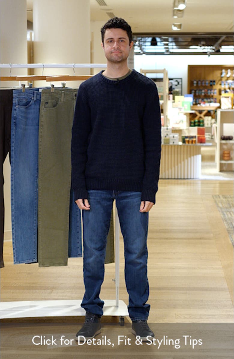 Laggan Waffle Stitch Crewneck Sweater, sales video thumbnail