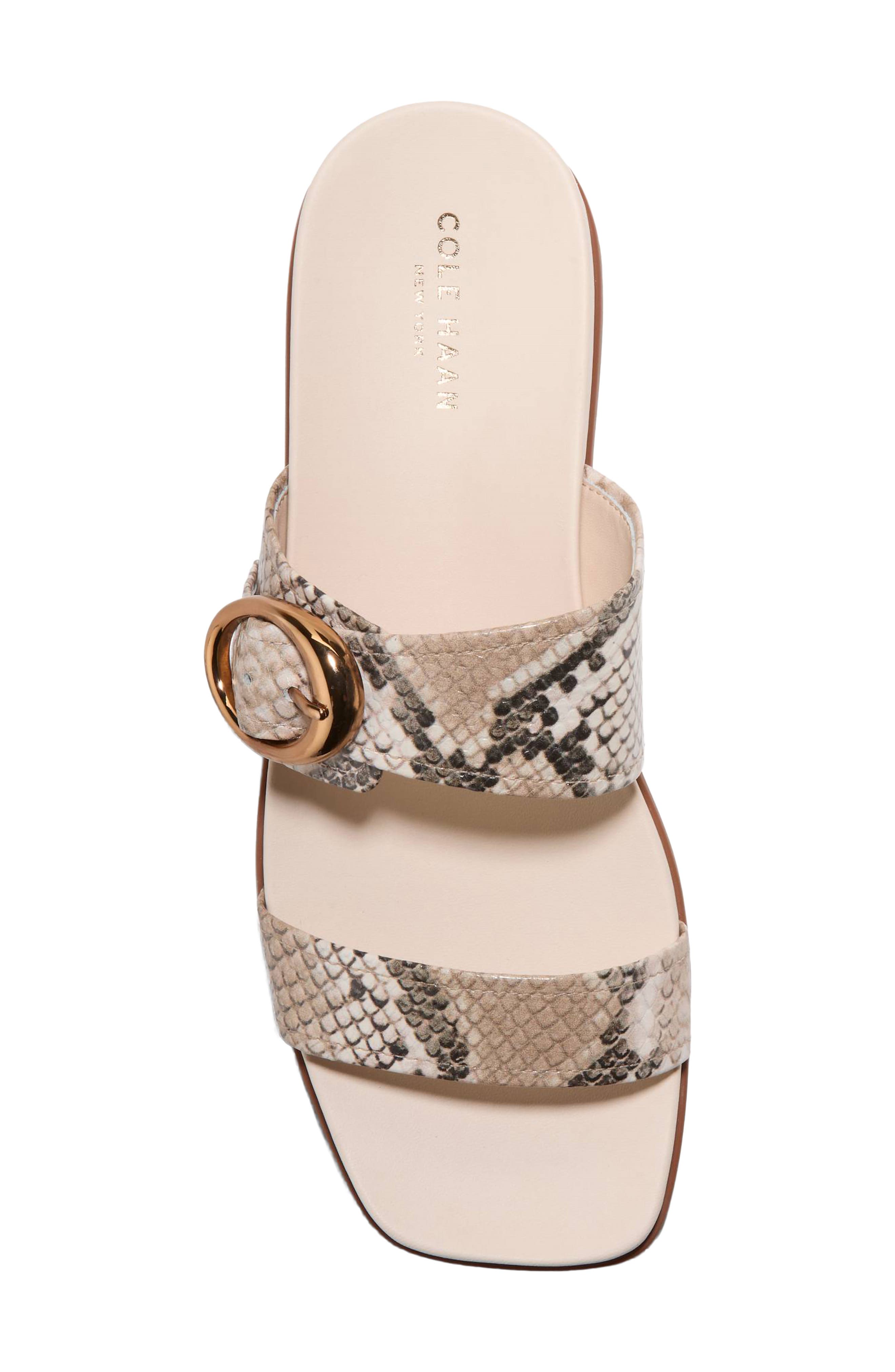 Cole Haan Oaklynn Wedge Sandal, Alternate, color, Mojave Snake Print Leather