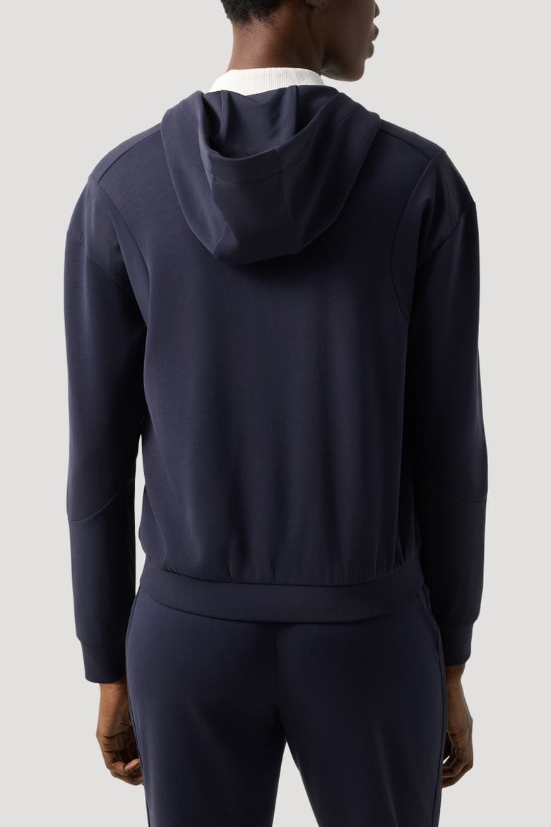 Julietta Jersey Jacket, Alternate, color, Navy blue