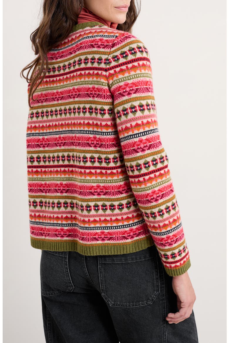 Percella Cove Fair Isle Merino Wool Blend Sweater, Alternate, color, KNIT SCILLIA ARAN MULTI