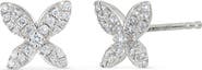 Bony Levy Icon 18k Gold Diamond Butterfly Stud Earrings