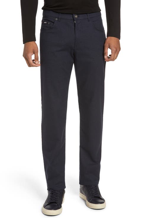 Five-Pocket Stretch Cotton Trousers