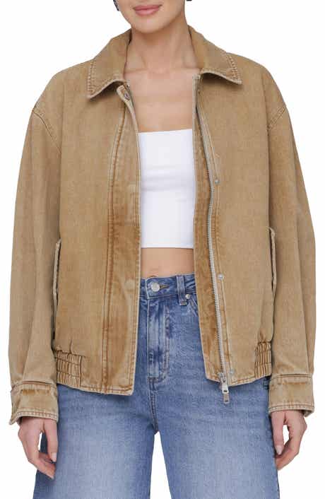 Avec Les Filles Coach Oversize Denim Jacket