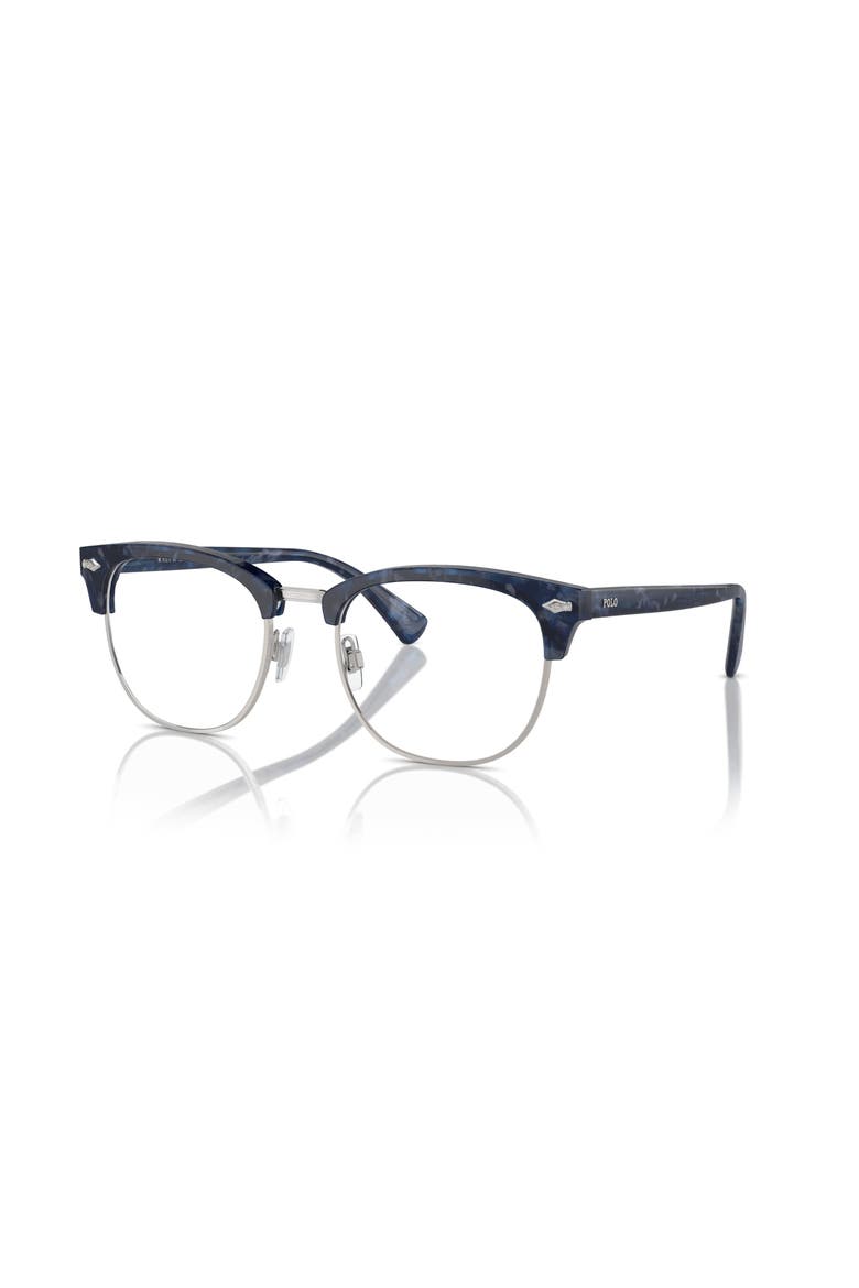 52mm Square optical glasses, Main, color, Blue