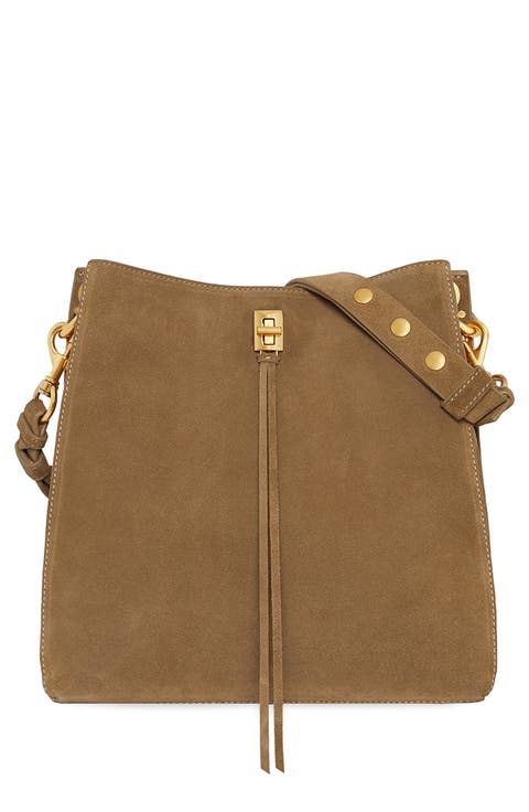 Darren Suede Shoulder Bag