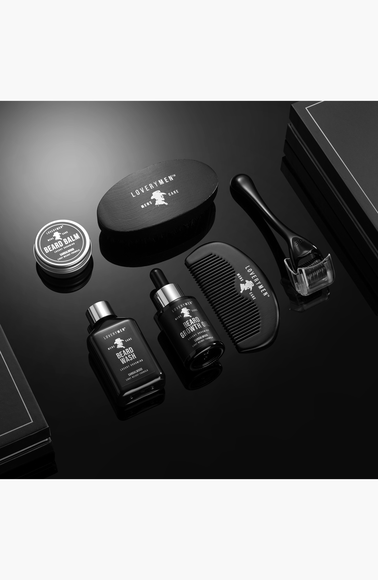 Lovery 8 Piece Sandalwood Mens Grooming Gift Set, Alternate, color, NO COLOR