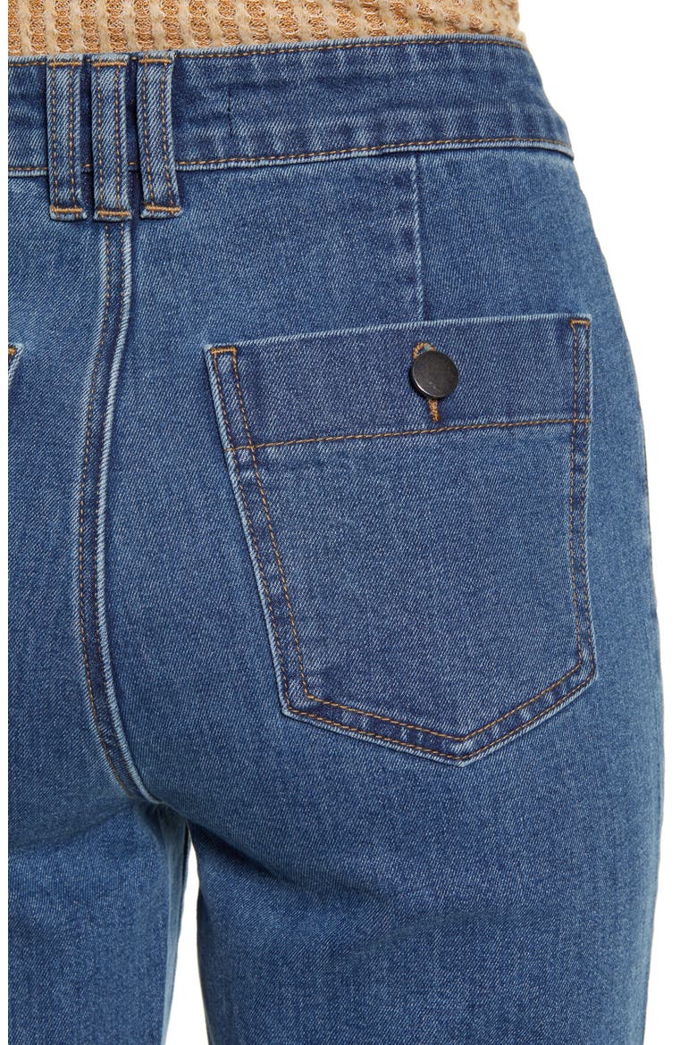 Front Pocket Crop Jeans, Alternate, color, MEDIUM WASH