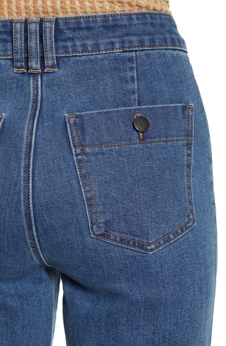 Prosperity Denim Front Pocket Crop Jeans, Alternate, color,