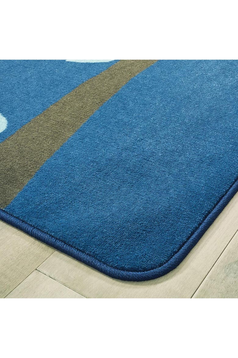 Branching Out Carpet, Alternate, color, Blue