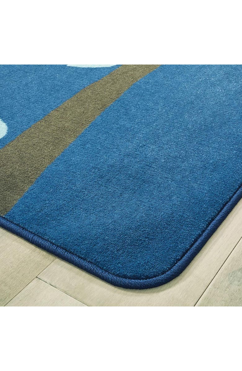 Kaplan Early Learning Company Branching Out Carpet, Alternate, color, Blue