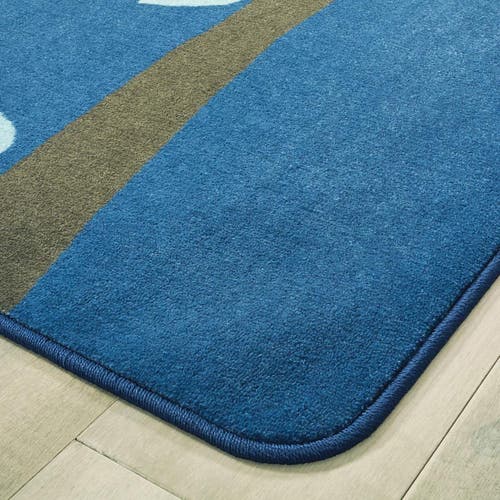 Kaplan Early Learning Company Branching Out Carpet In Blue