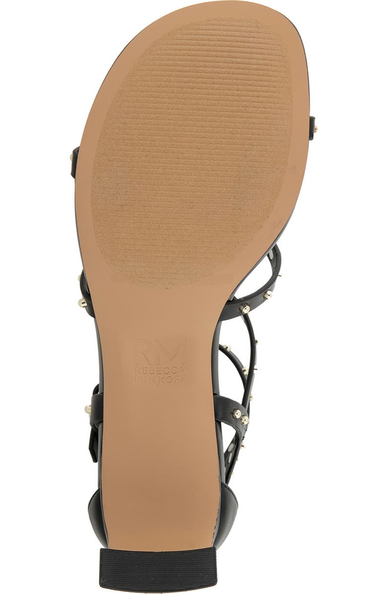 Rebecca Minkoff Avani Cage Sandal, Alternate, color, Black