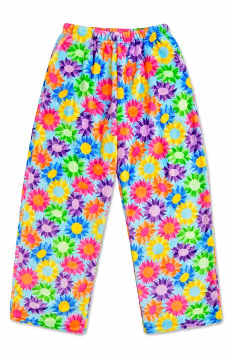 Iscream Kids' Sunflowers Plush Pants