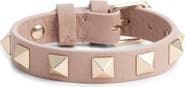 Valentino Garavani Valentino Rockstud Small Leather Bracelet