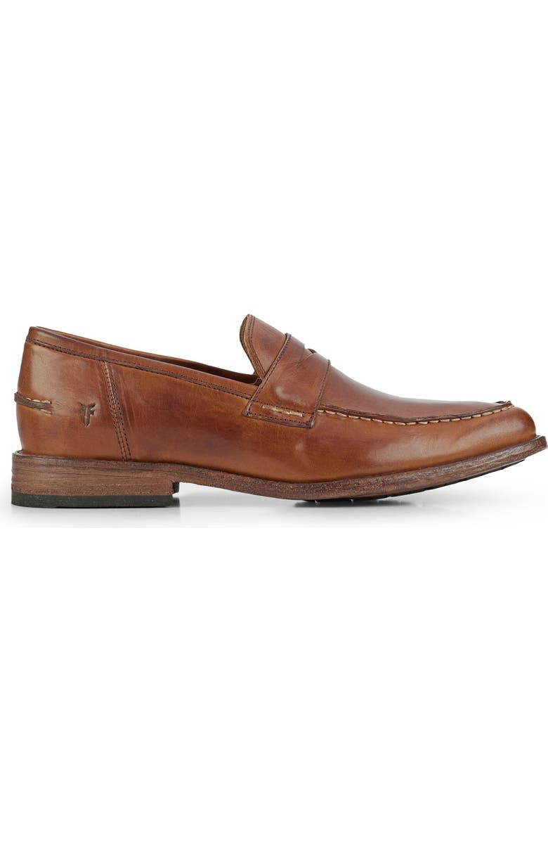 Frye Tyler Penny Loafer, Alternate, color, Bronze