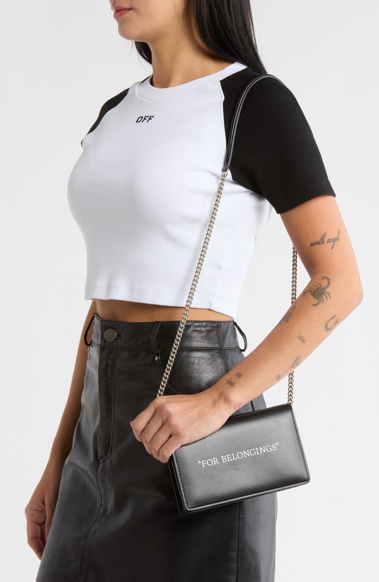 Off-White For Belongings Wallet On A Chain, Alternate, color,