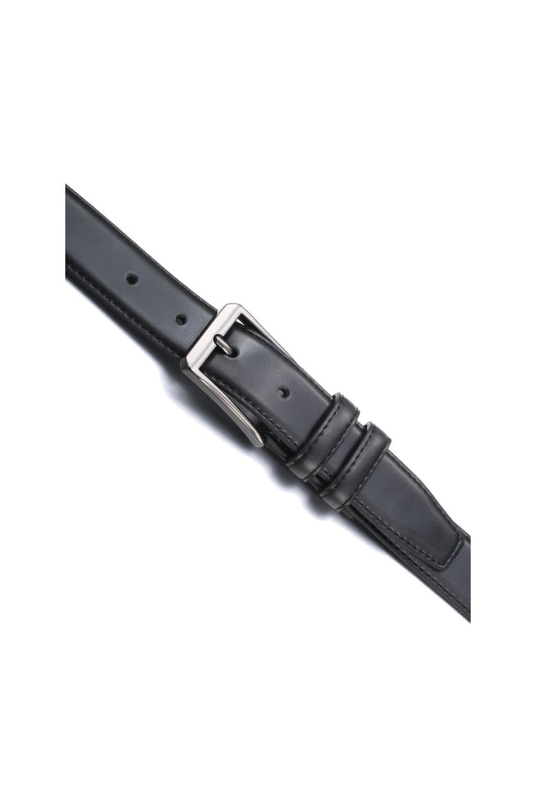 Traditional Leather Dress Belt, Alternate, color, Black
