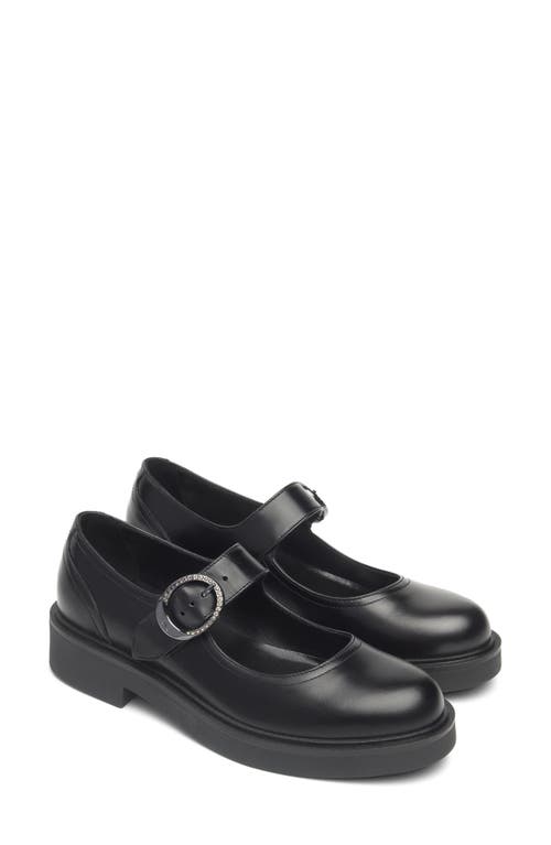 Nerogiardini Mary Jane Flat In Black